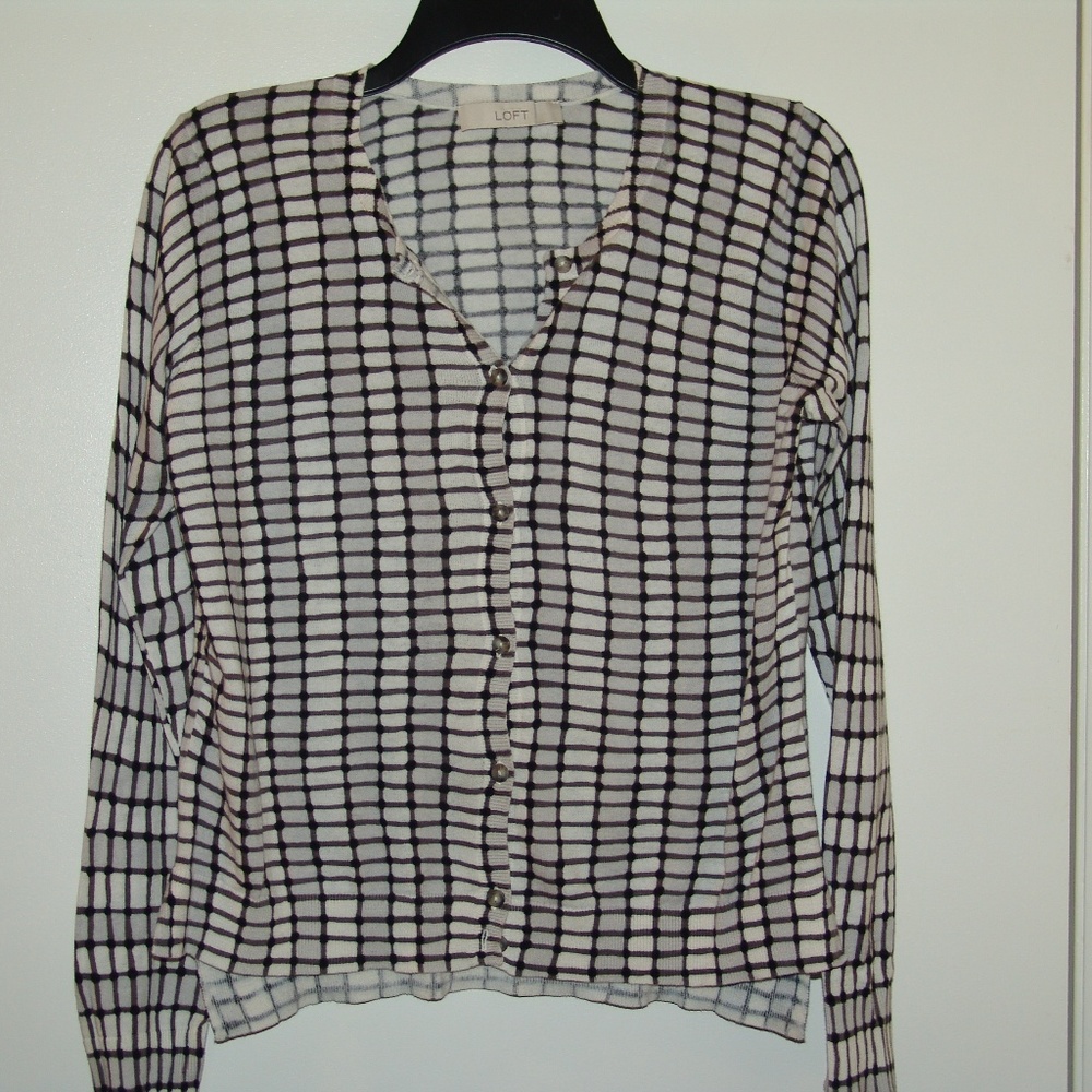 Loft Button Down Sweater